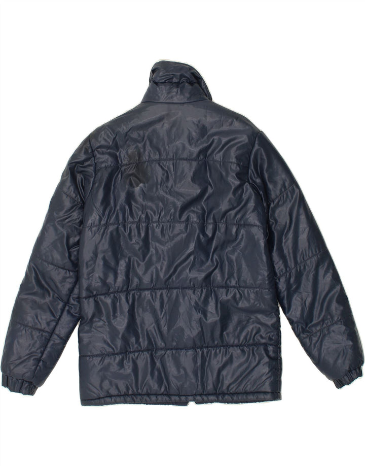 VINTAGE Boys Padded Jacket 13-14 Years Navy Blue Polyamide Vintage Vintage and Second-Hand Vintage from Messina Hembry 