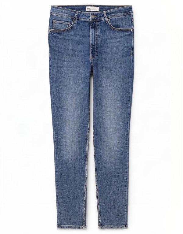 Zara Womens Skinny Jeans EU 42 Large W32 L27 Blue