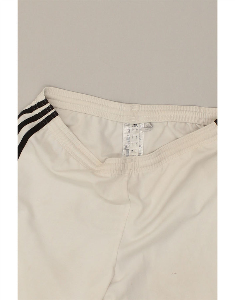 ADIDAS Mens Climalite Sport Shorts Small White Polyester | Vintage Adidas | Thrift | Second-Hand Adidas | Used Clothing | Messina Hembry 
