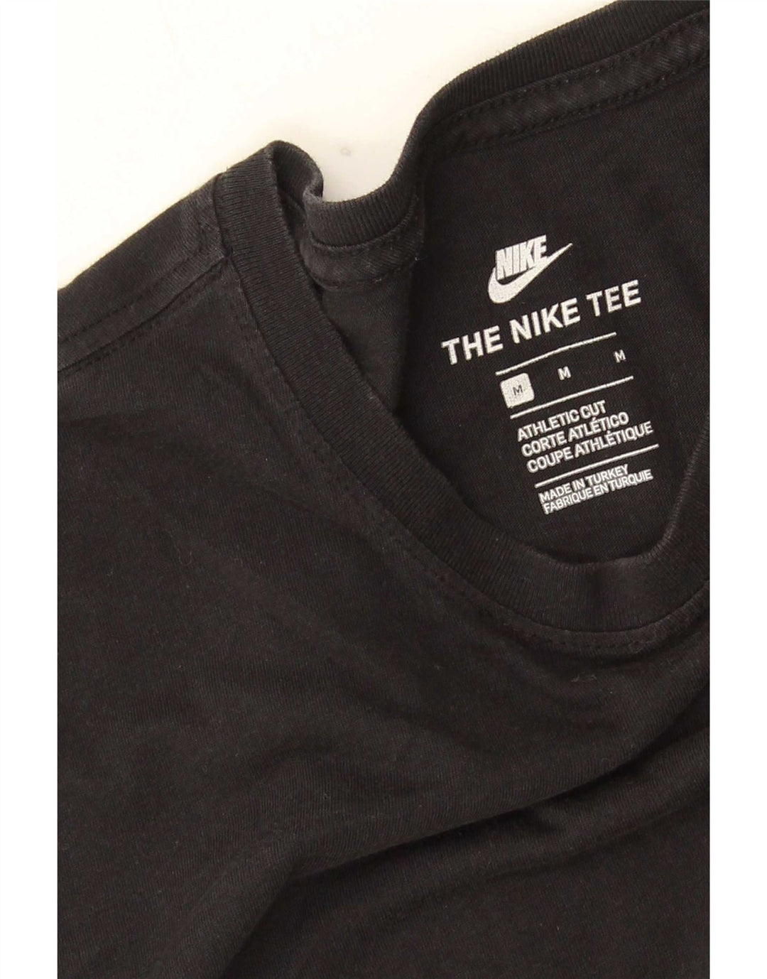 Nike Mens Athletic Cut T-Shirt Top Medium Black
