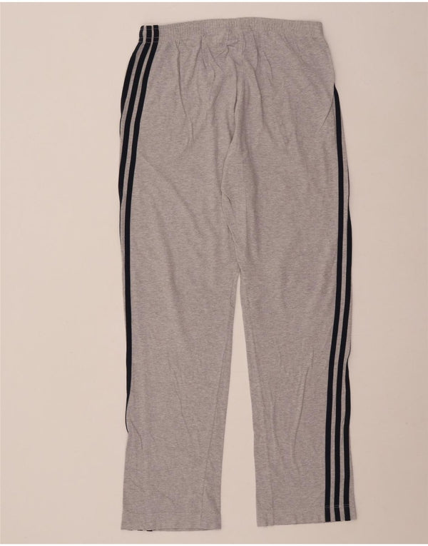 Adidas Mens Tracksuit Trousers UK 38/40 Medium Grey Cotton