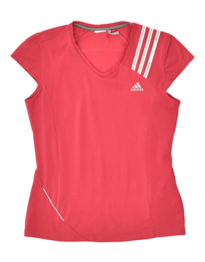 ADIDAS Womens T-Shirt Top UK 10 Small Pink Vintage Adidas and Second-Hand Adidas from Messina Hembry 