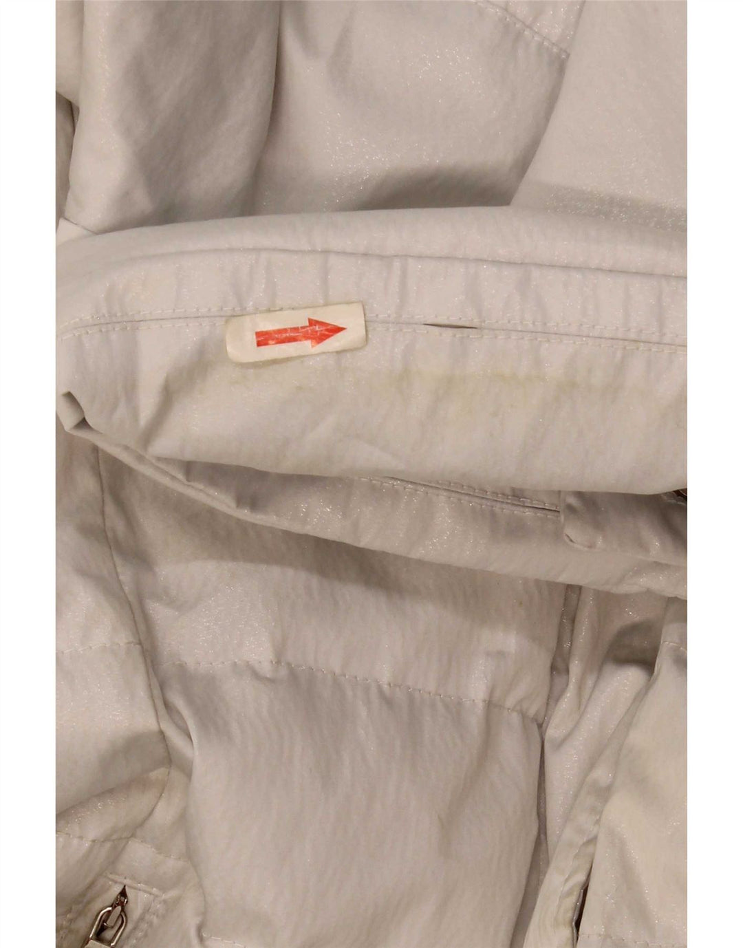Marella Womens Padded Coat UK 12 Medium White Polyester