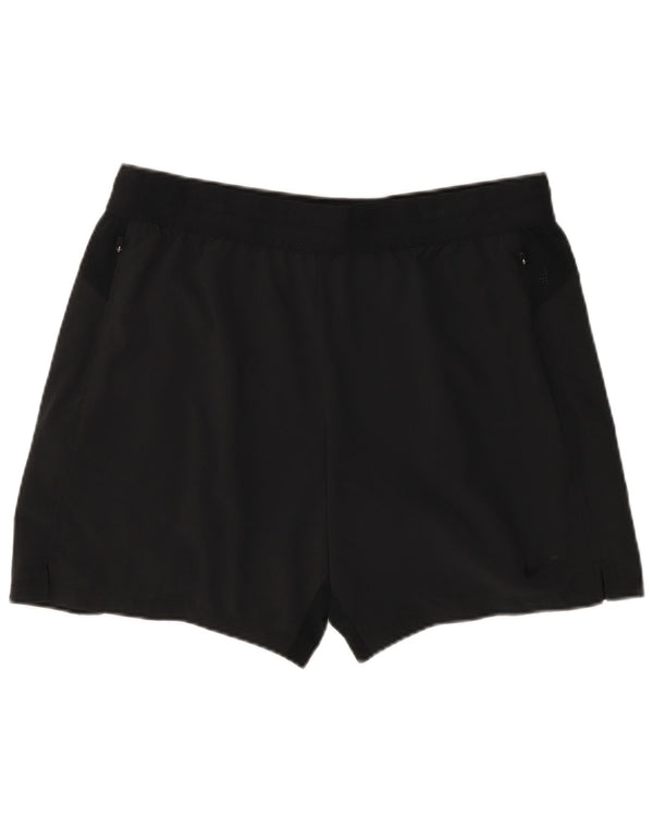 NIKE Womens Dri Fit Sport Shorts UK 18 XL  Black Polyester