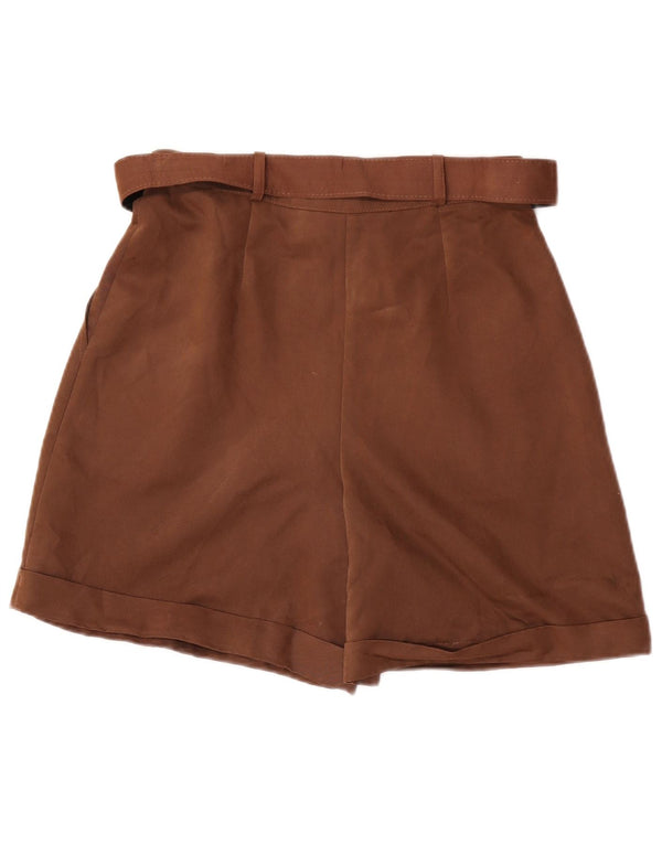 Vintage Womens High Waist Pegged Chino Shorts IT 44 Medium W26 Brown