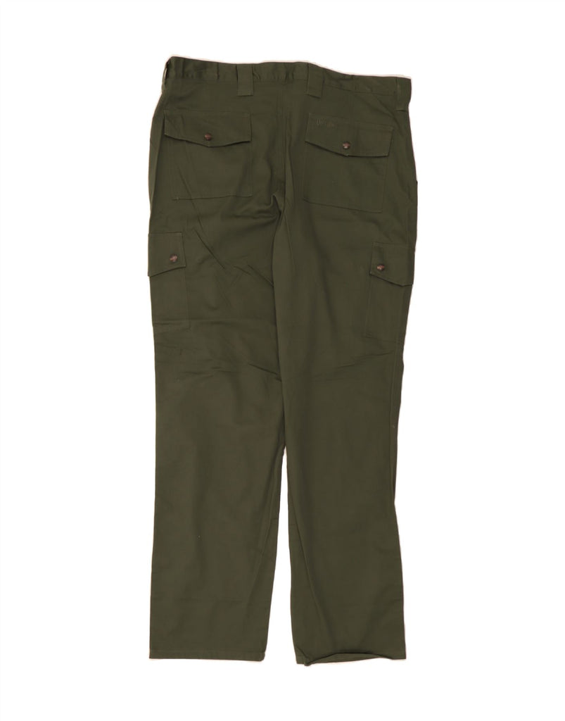 UNIVERS Mens High Waist Straight Cargo Trousers EU 56 3XL W42 L36 Green Vintage Univers and Second-Hand Univers from Messina Hembry 