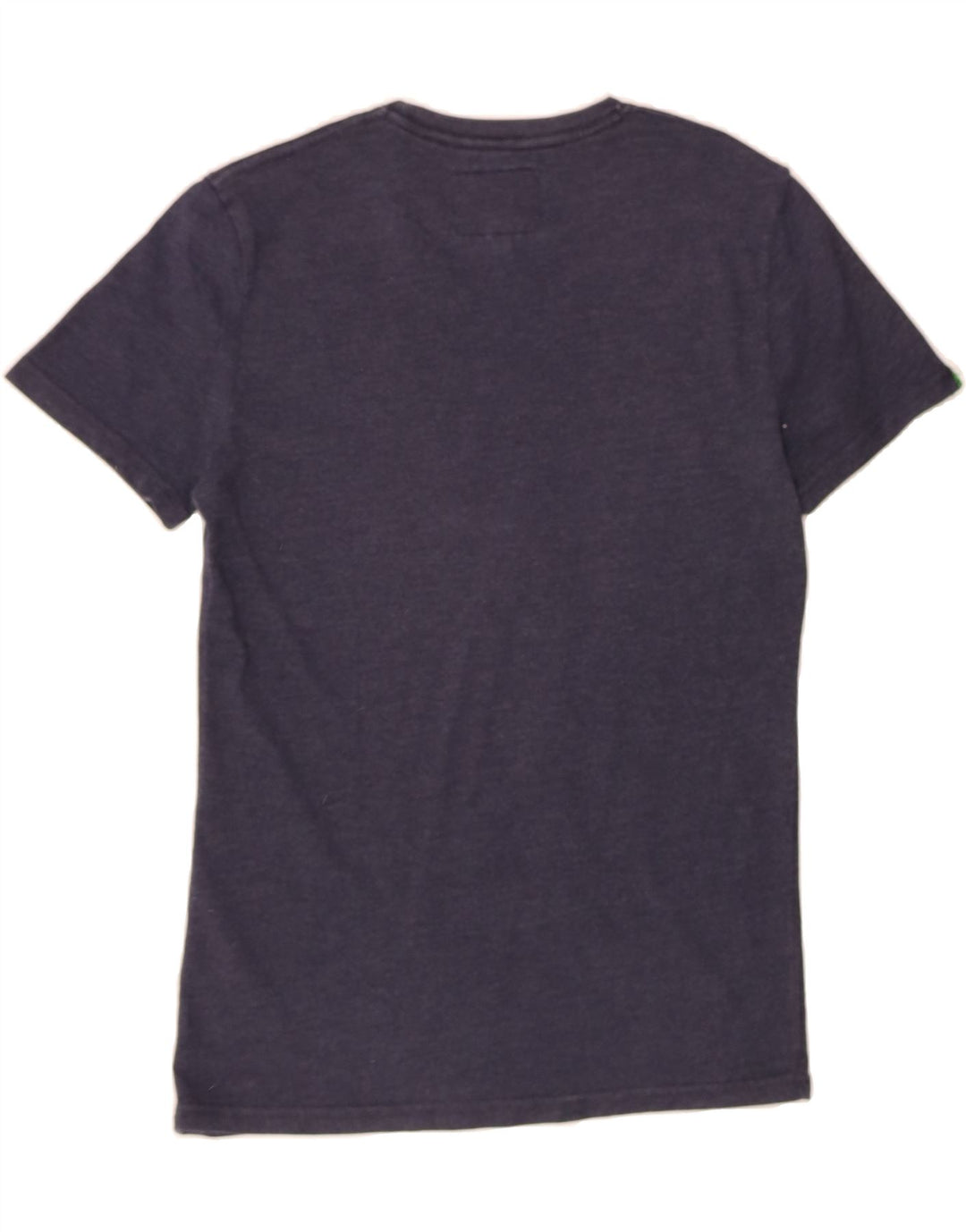 SUPERDRY Mens Graphic T-Shirt Top Small Navy Blue Cotton Vintage Superdry and Second-Hand Superdry from Messina Hembry 