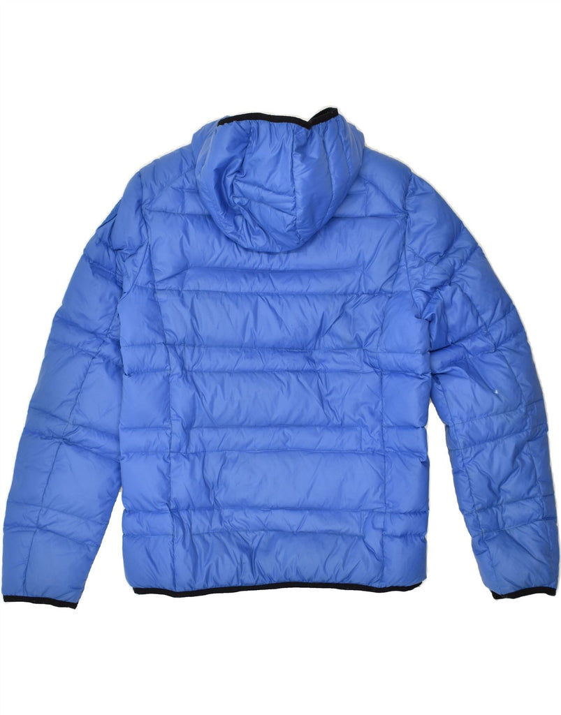 BLAUER Boys Hooded Padded Jacket 13-14 Years Blue Polyamide | Vintage Blauer | Thrift | Second-Hand Blauer | Used Clothing | Messina Hembry 