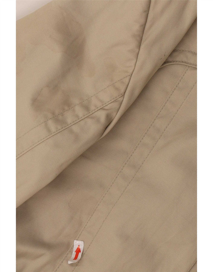 Zara Womens Trench Coat UK 16 Large Beige Nylon
