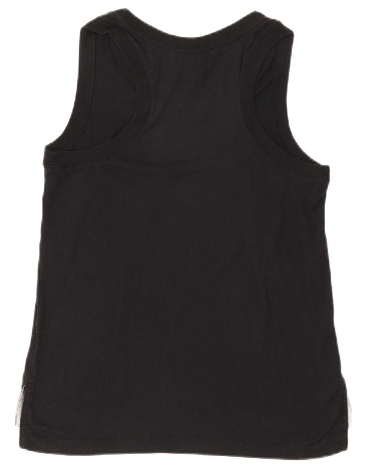 NIKE Womens Graphic T-Shirt Top UK 10 Small Black