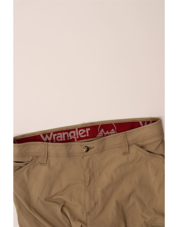 WRANGLER Womens Straight Cargo Trousers W36 L30 Beige Nylon Vintage Wrangler and Second-Hand Wrangler from Messina Hembry 