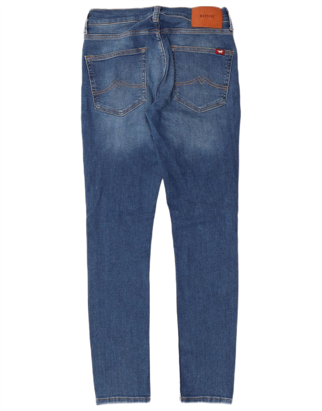MUSTANG Mens Skinny Jeans W29 L30 Blue Cotton