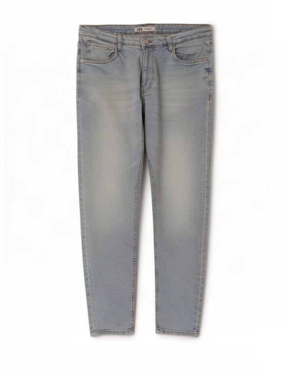 Zara Mens Slim Jeans EU 46 XL W36 L30 Blue