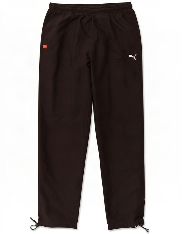 Puma Mens Tracksuit Trousers Medium Black Polyester