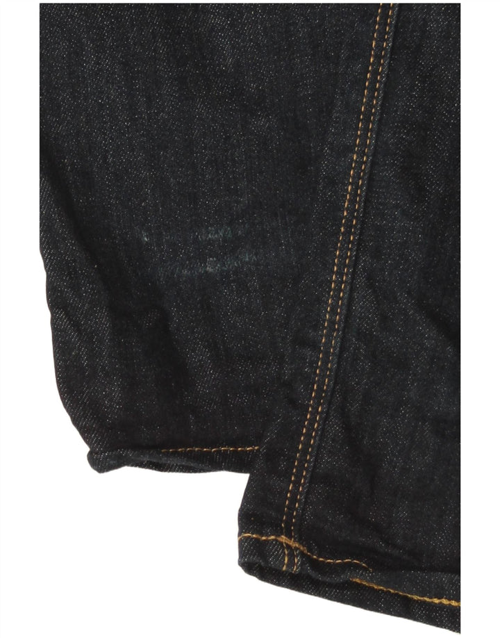 JACK & JONES Mens GLENN Slim Jeans W32 L32 Navy Blue Cotton