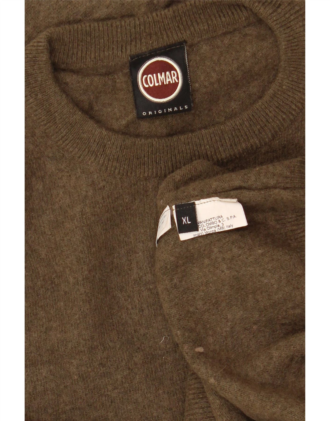 Colmar Boys Crew Neck Jumper Sweater 13-14 Years XL Khaki