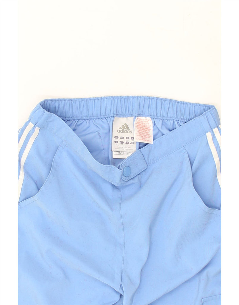 ADIDAS Boys Tracksuit Trousers 11-12 Years Blue Polyester | Vintage Adidas | Thrift | Second-Hand Adidas | Used Clothing | Messina Hembry 