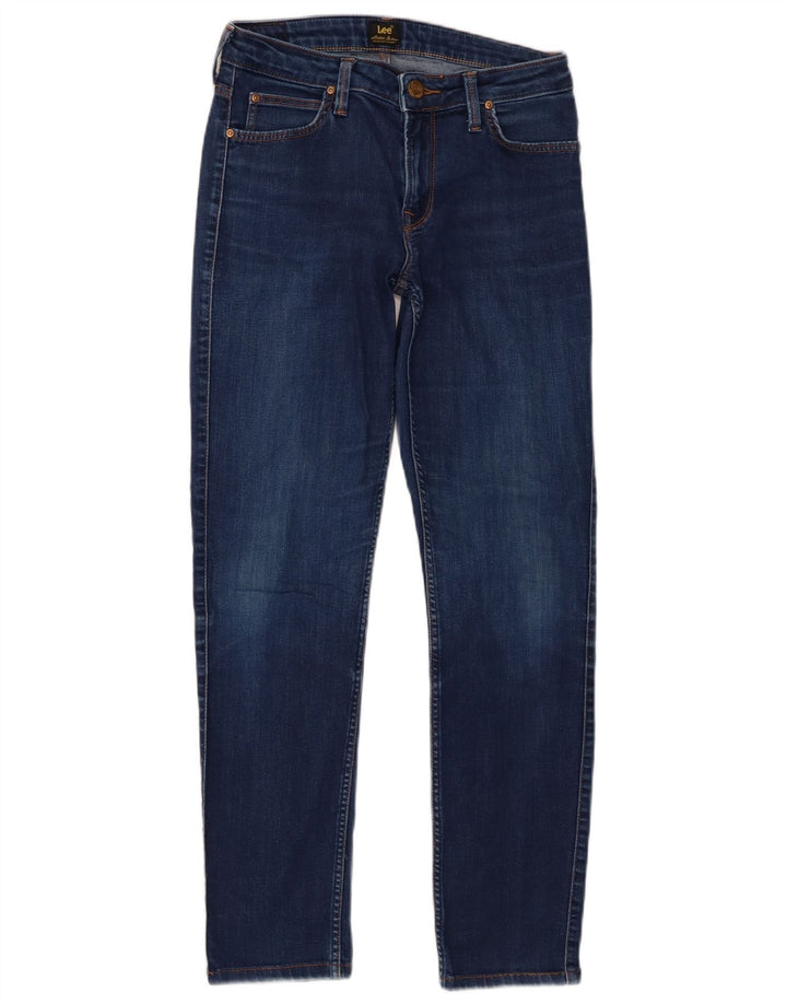 Lee Womens Elly Slim Jeans W28 L28 Navy Blue Cotton