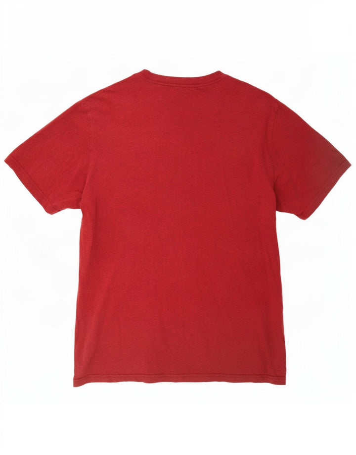 Carhartt Mens T-Shirt Top Medium Red Flecked Cotton