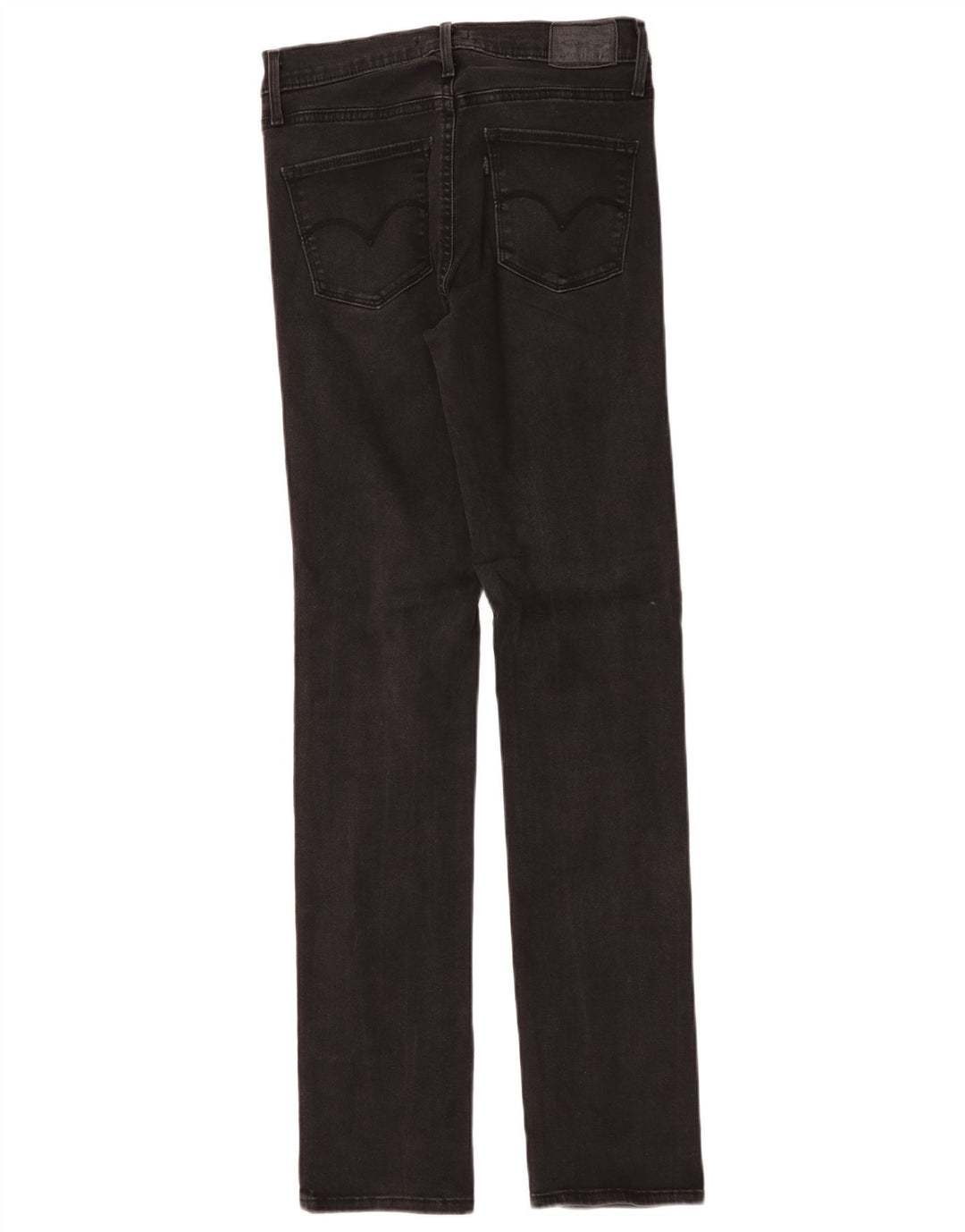 Levi's Womens Slimming Slim Jeans W29 L32 Black Cotton