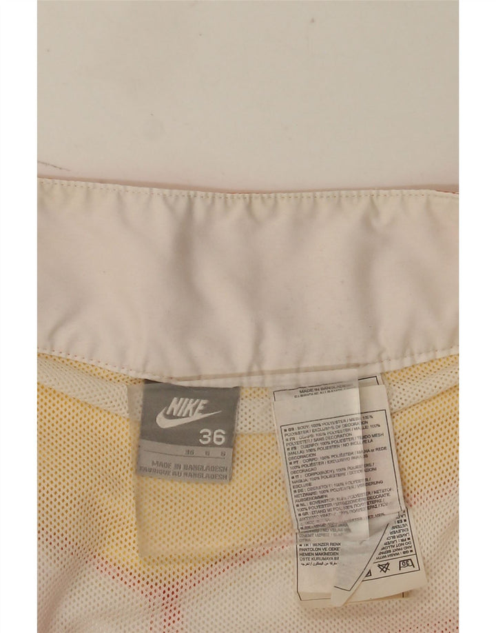 Nike Mens Graphic Swimming Shorts Large Orange Colourblock Polyester