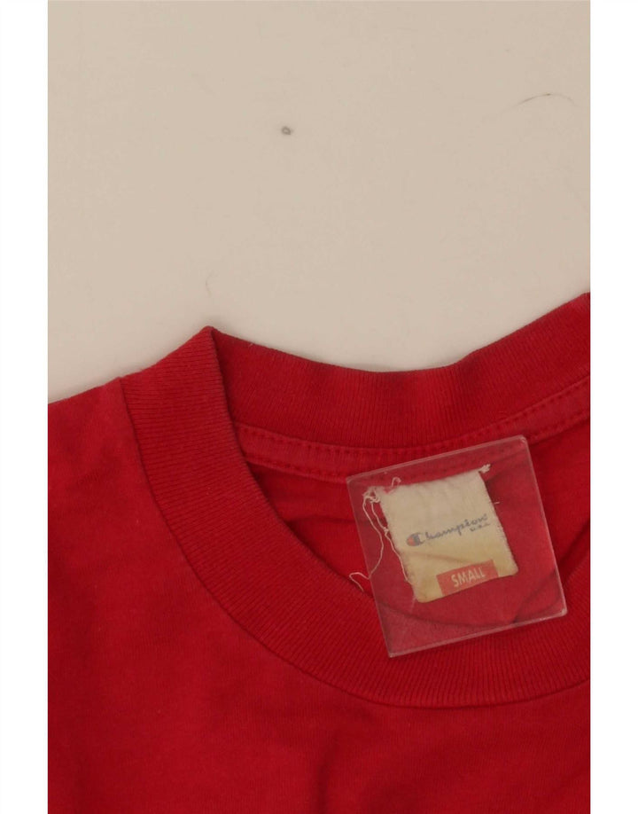 Champion Mens Graphic T-Shirt Top Small Red