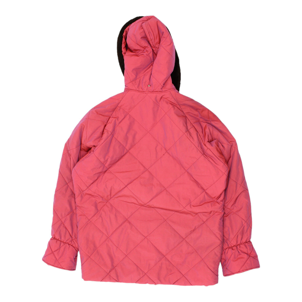 Belfe & Belfe Womens Pink Padded Ski Jacket | Vintage Designer Winter Sportswear | Vintage Messina Hembry | Thrift | Second-Hand Messina Hembry | Used Clothing | Messina Hembry 