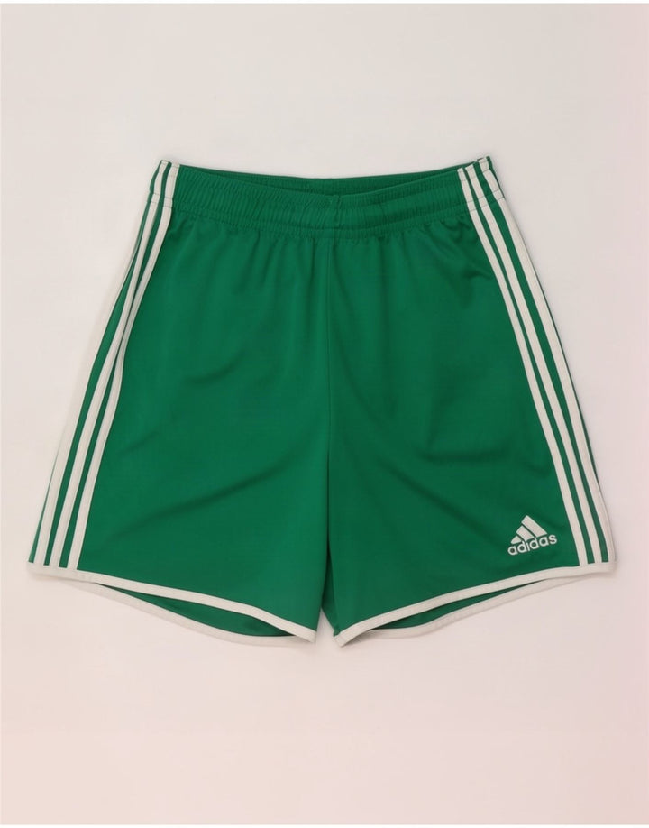 Adidas Mens Climalite Sport Shorts Large Green Polyester
