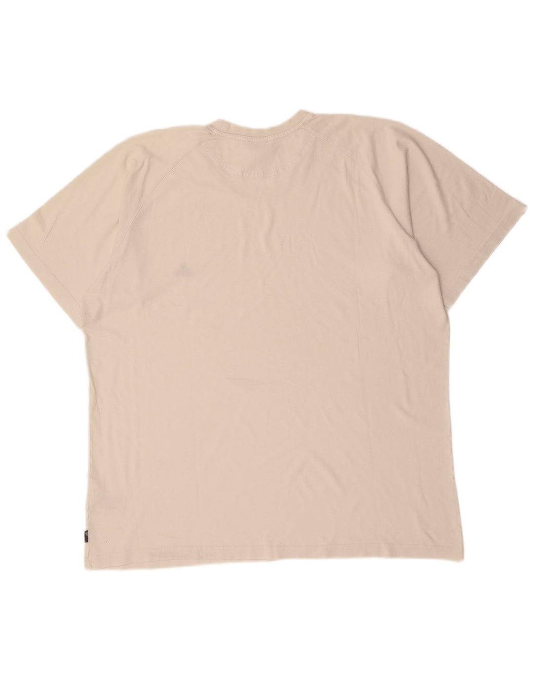 ADIDAS Mens T-Shirt Top 2XL Off White Cotton