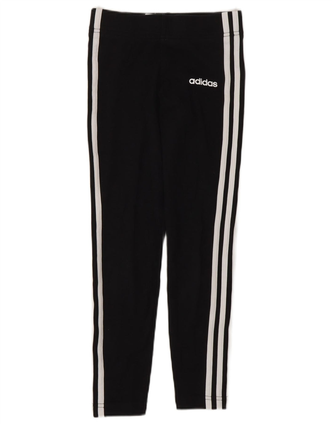 ADIDAS Girls Leggings 9-10 Years  Black Cotton