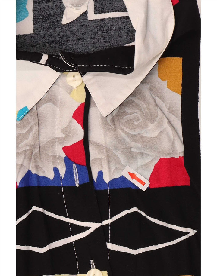 Vintage Womens Abstract Pattern Shirt IT 46 Large Multicoloured