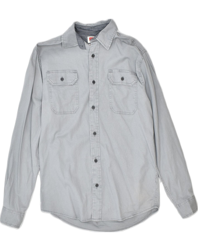 WRANGLER Mens Shirt Small Grey Cotton | Vintage | Thrift | Second-Hand | Used Clothing | Messina Hembry 