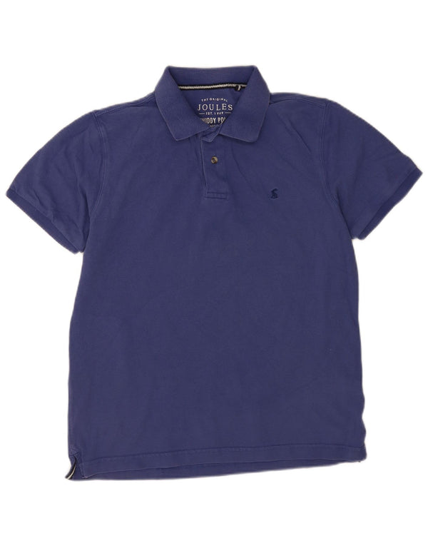 Joules Mens Polo Shirt Medium Blue Cotton