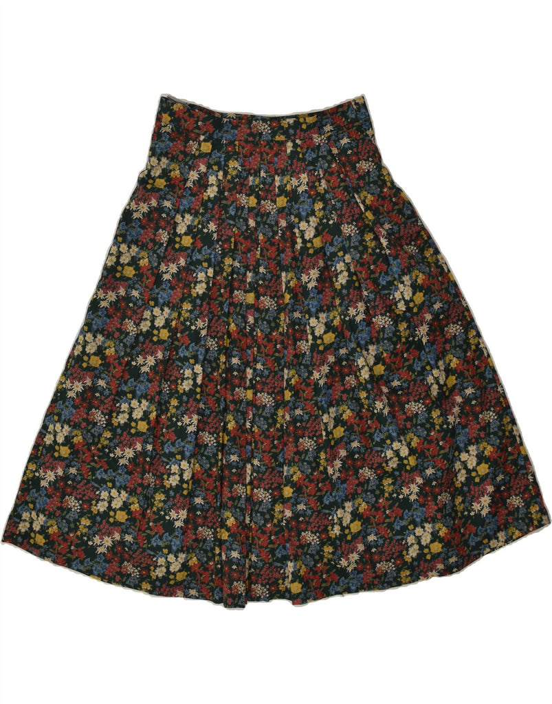 PETRESSA Womens High Waist Pleated Skirt EU 38 Medium W30  Multicoloured | Vintage Petressa | Thrift | Second-Hand Petressa | Used Clothing | Messina Hembry 