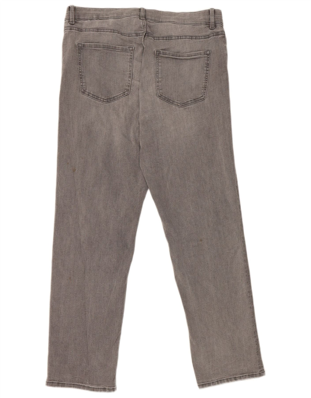 Marks & Spencer Womens The Sienna Straight Jeans UK 14 Medium W32 L28 Grey