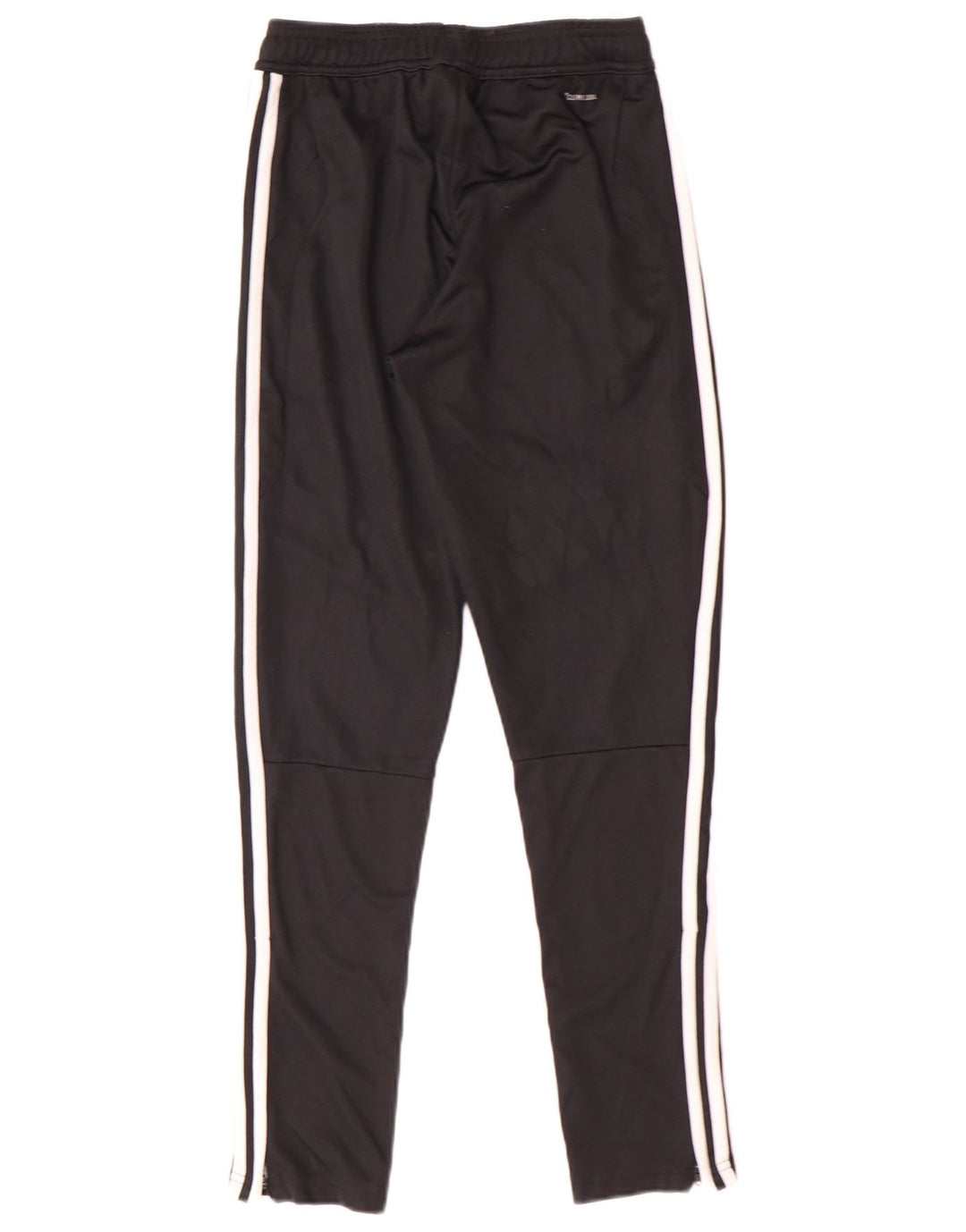 Adidas Girls Graphic Tracksuit Trousers 11-12 Years Black Polyester