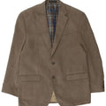 Ralph Lauren Mens 2 Button Blazer Jacket UK 42 XL Khaki Houndstooth