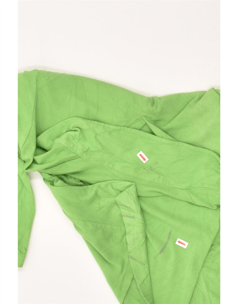 TOMMY HILFIGER Womens 3/4 Sleeve Polo Shirt UK 14 Large Green | Vintage Tommy Hilfiger | Thrift | Second-Hand Tommy Hilfiger | Used Clothing | Messina Hembry 