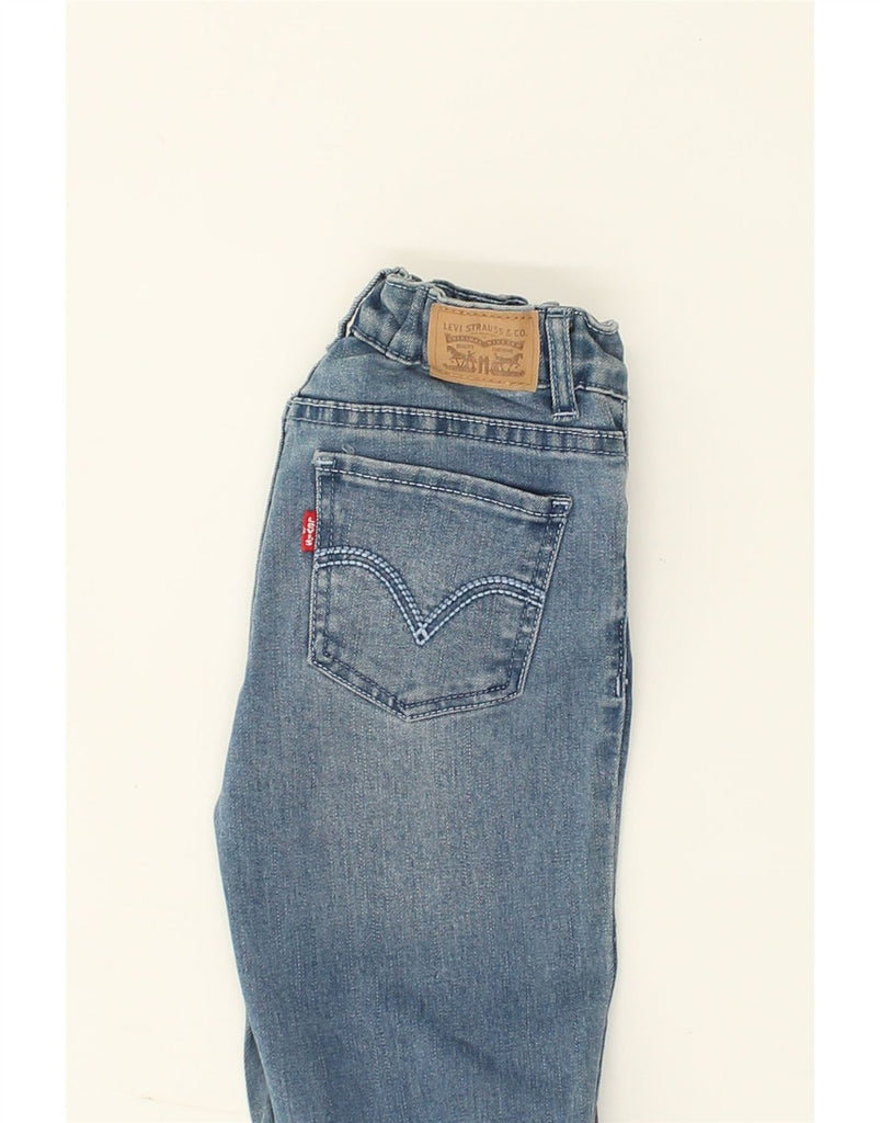 LEVI'S Girls Slim Jeans 7-8 Years W22 L25 Blue Cotton | Vintage Levi's | Thrift | Second-Hand Levi's | Used Clothing | Messina Hembry 