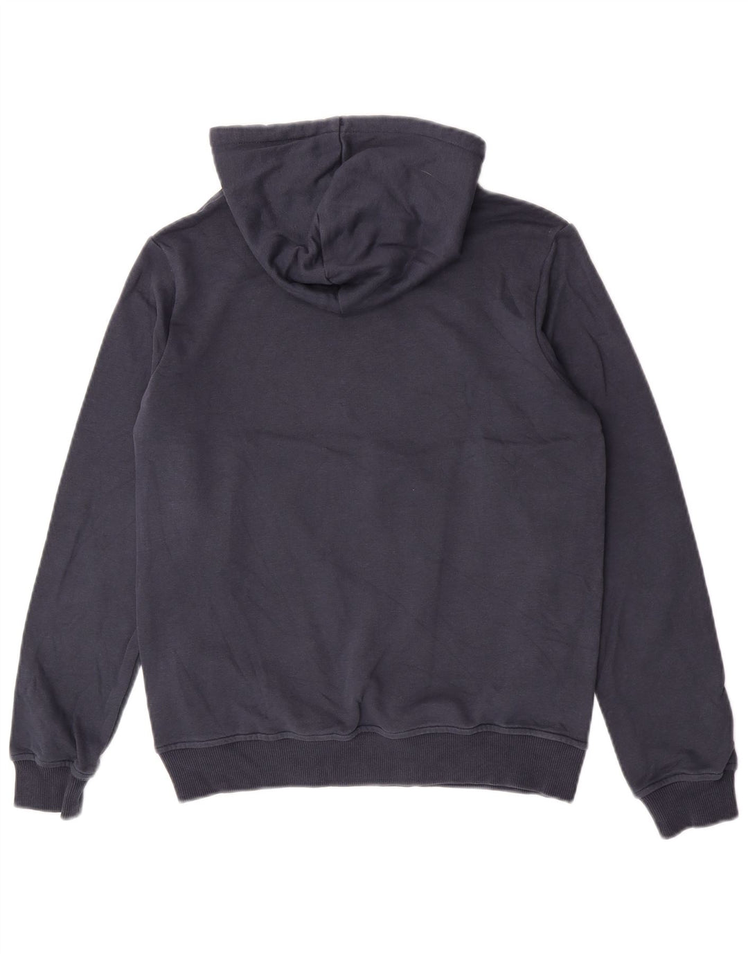 K-Way Mens Hoodie Jumper Small Navy Blue Cotton