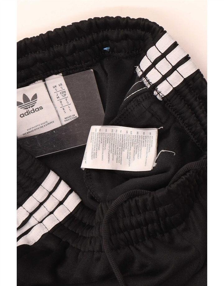 Adidas Mens Tracksuit Trousers Joggers Small Black Polyester