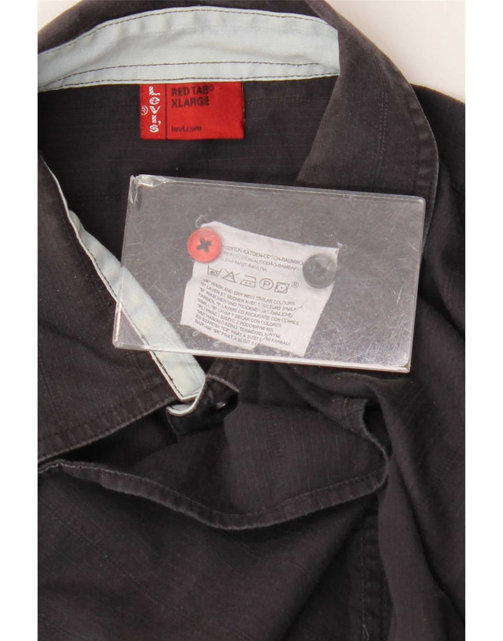 Levi's Mens Shirt XL Grey Cotton