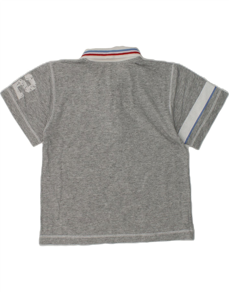 BACI & ABBRACCI Baby Boys Graphic Polo Shirt 18-24 Months Grey Cotton | Vintage BACI & ABBRACCI | Thrift | Second-Hand BACI & ABBRACCI | Used Clothing | Messina Hembry 