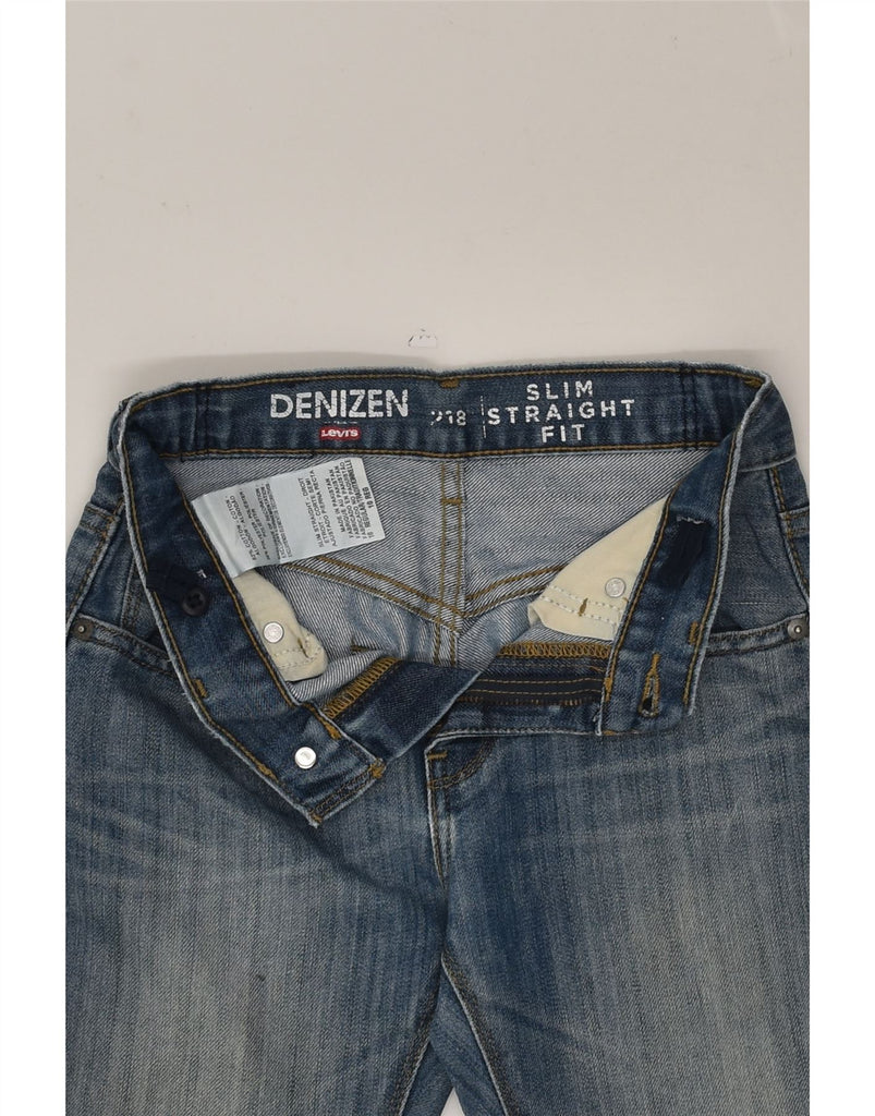 LEVI'S Boys Denizen Distressed Slim Straight Jeans 9-10 Years W25 L25 Blue | Vintage Levi's | Thrift | Second-Hand Levi's | Used Clothing | Messina Hembry 