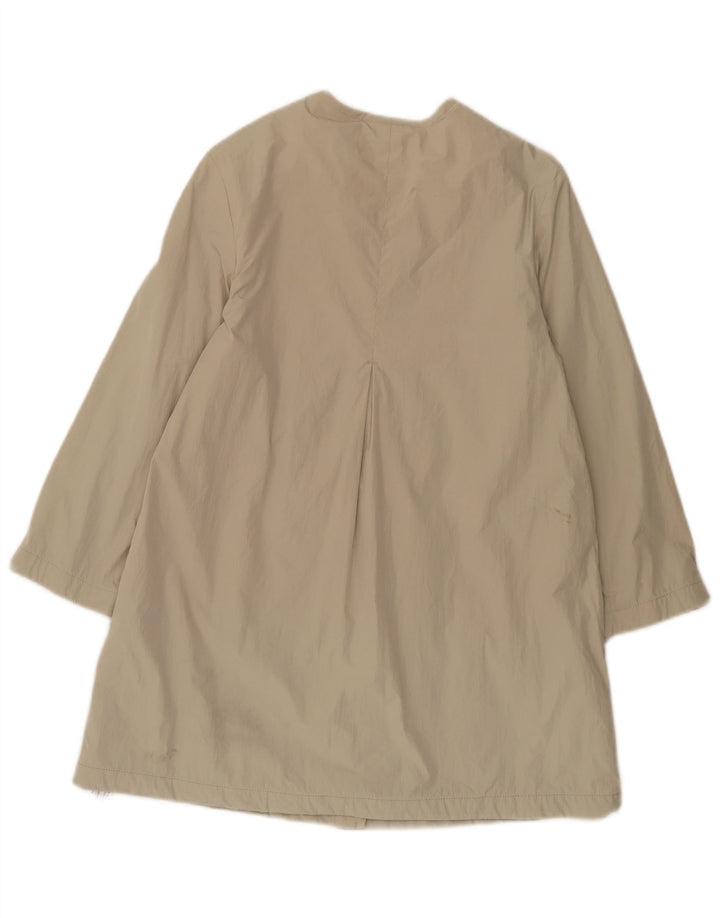 Massimo Dutti Girls Trench Coat 9-10 Years Grey Nylon