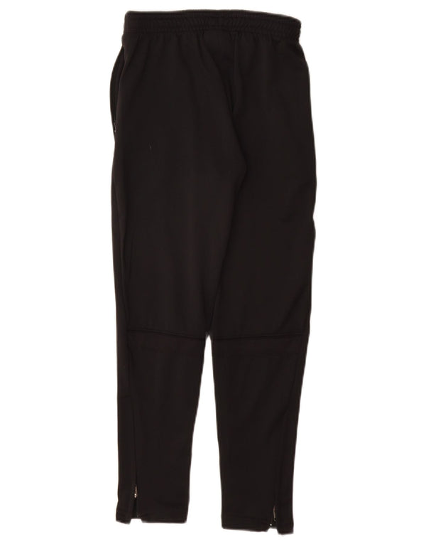 NIKE Boys Tracksuit Trousers 8-9 Years Small Black Polyester