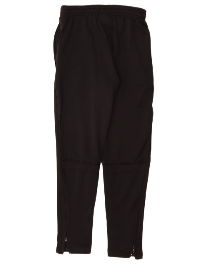 NIKE Boys Tracksuit Trousers 8-9 Years Small Black Polyester