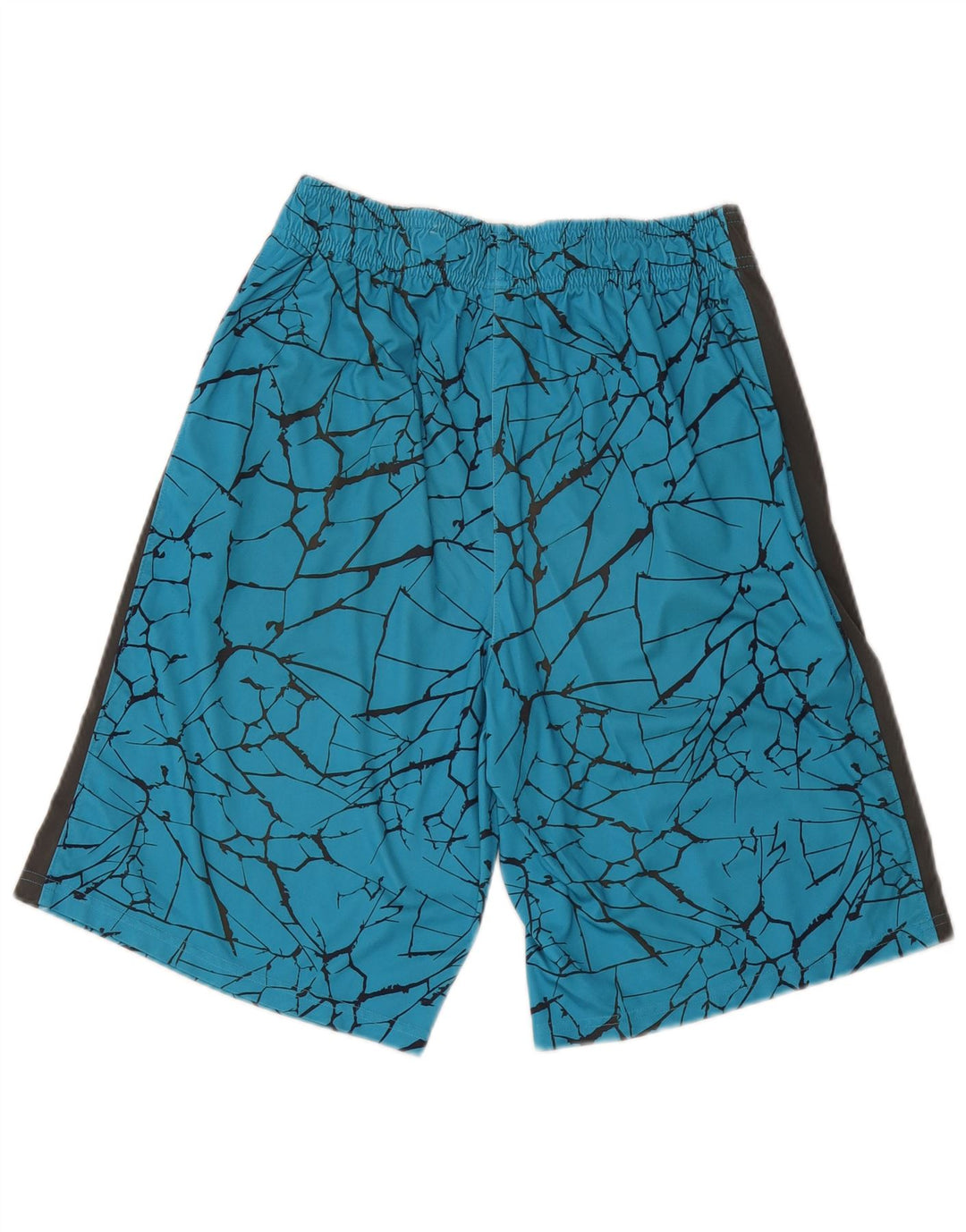 Reebok Mens Abstract Pattern Sport Shorts XL Blue Polyester
