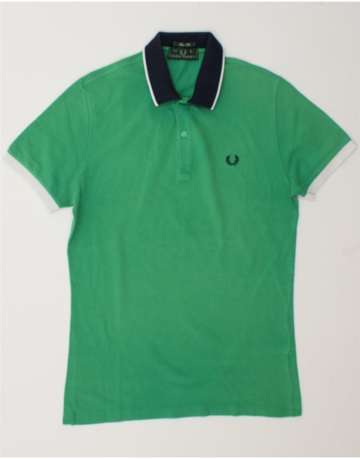 Fred Perry Mens Slim Fit Polo Shirt Large Green