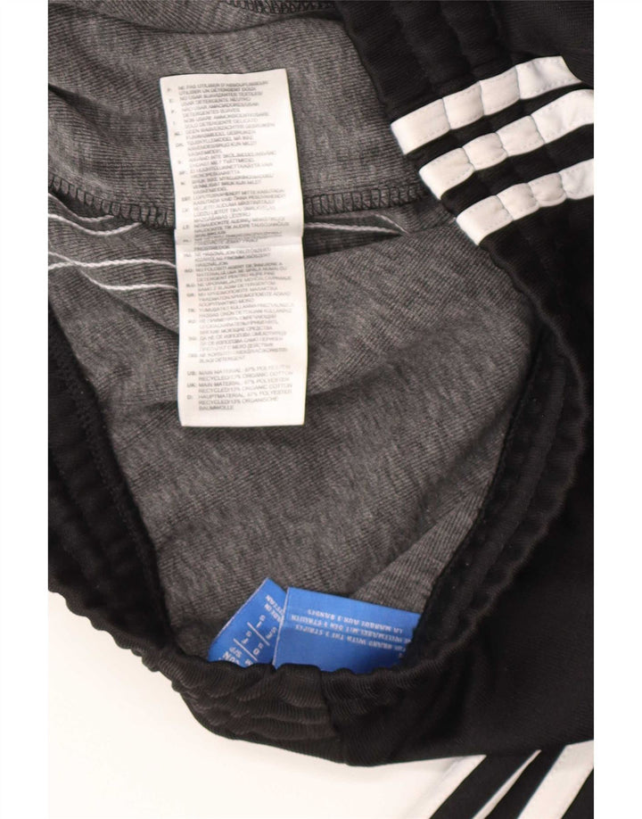 Adidas Mens Tracksuit Trousers Joggers Small Black Polyester